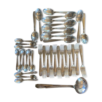 Art Deco cutlery housewife 12 people