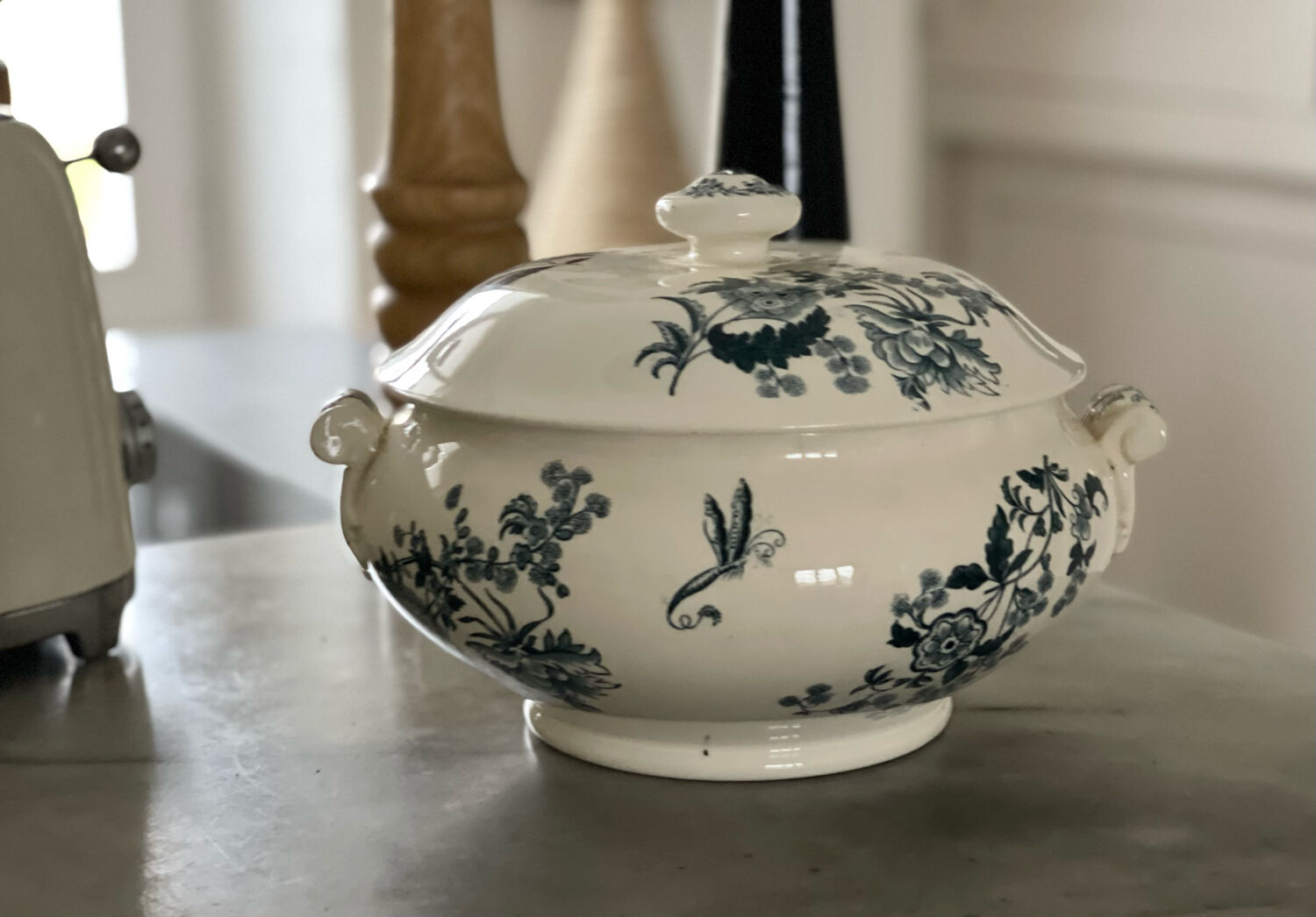 Longwy iron earth tureen