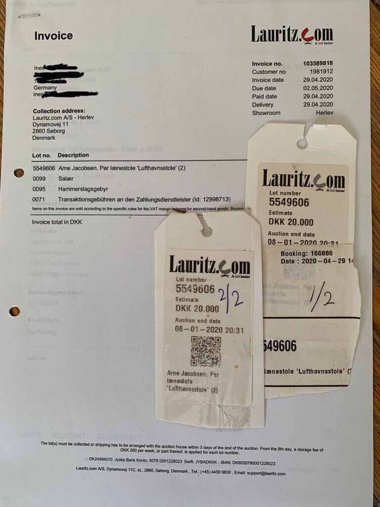 Arne Jacobsen Airport Chairs for Fritz Jansen 60s