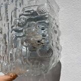 Round wall or ceiling light in glass