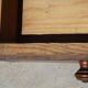 Louis Philippe bedside table in walnut and walnut burl.