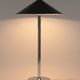 Ateljé Lyktan floor lamp with rare oversized custom shade – Sweden, 1970s