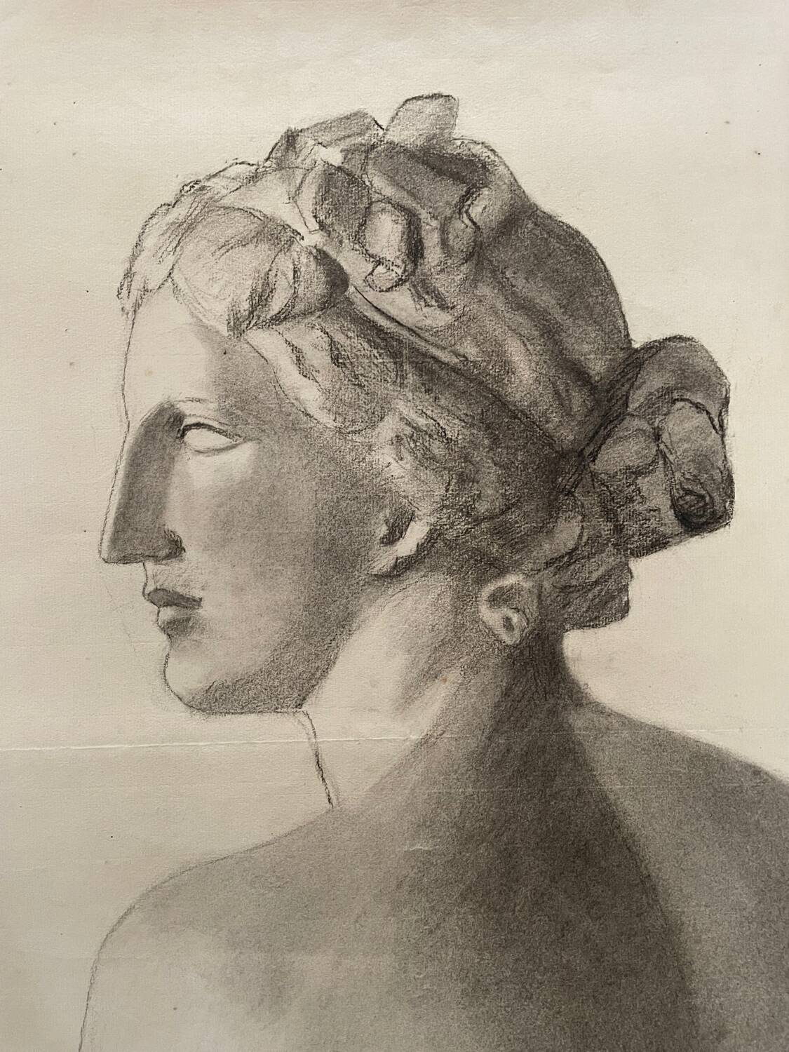 Academic drawing 1900 dated 1909