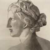 Academic drawing 1900 dated 1909