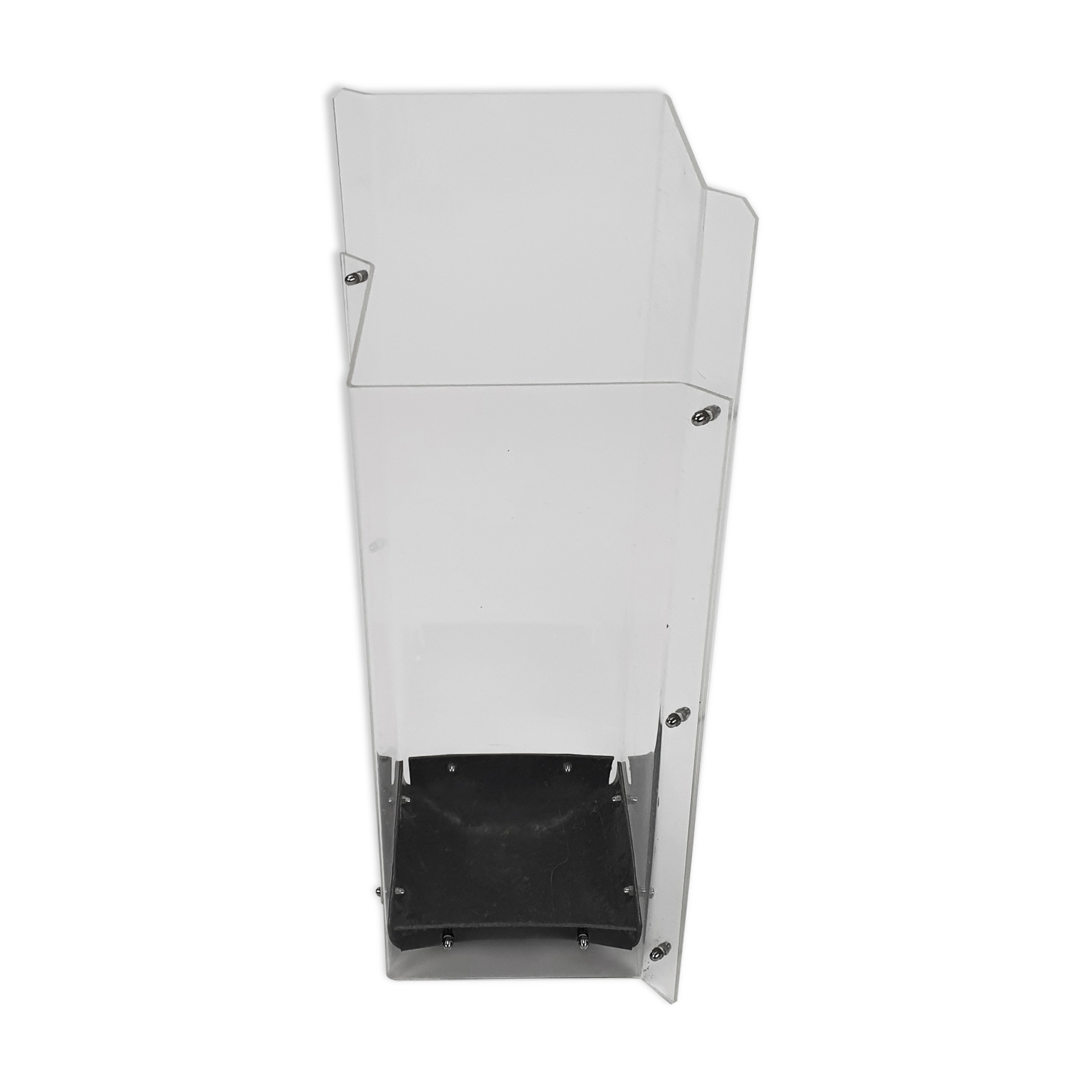 Vintage Plexiglass and Rubber Umbrella Stand, 1970s