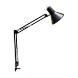 Black twist articulated lamp