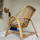 Vintage rattan armchair