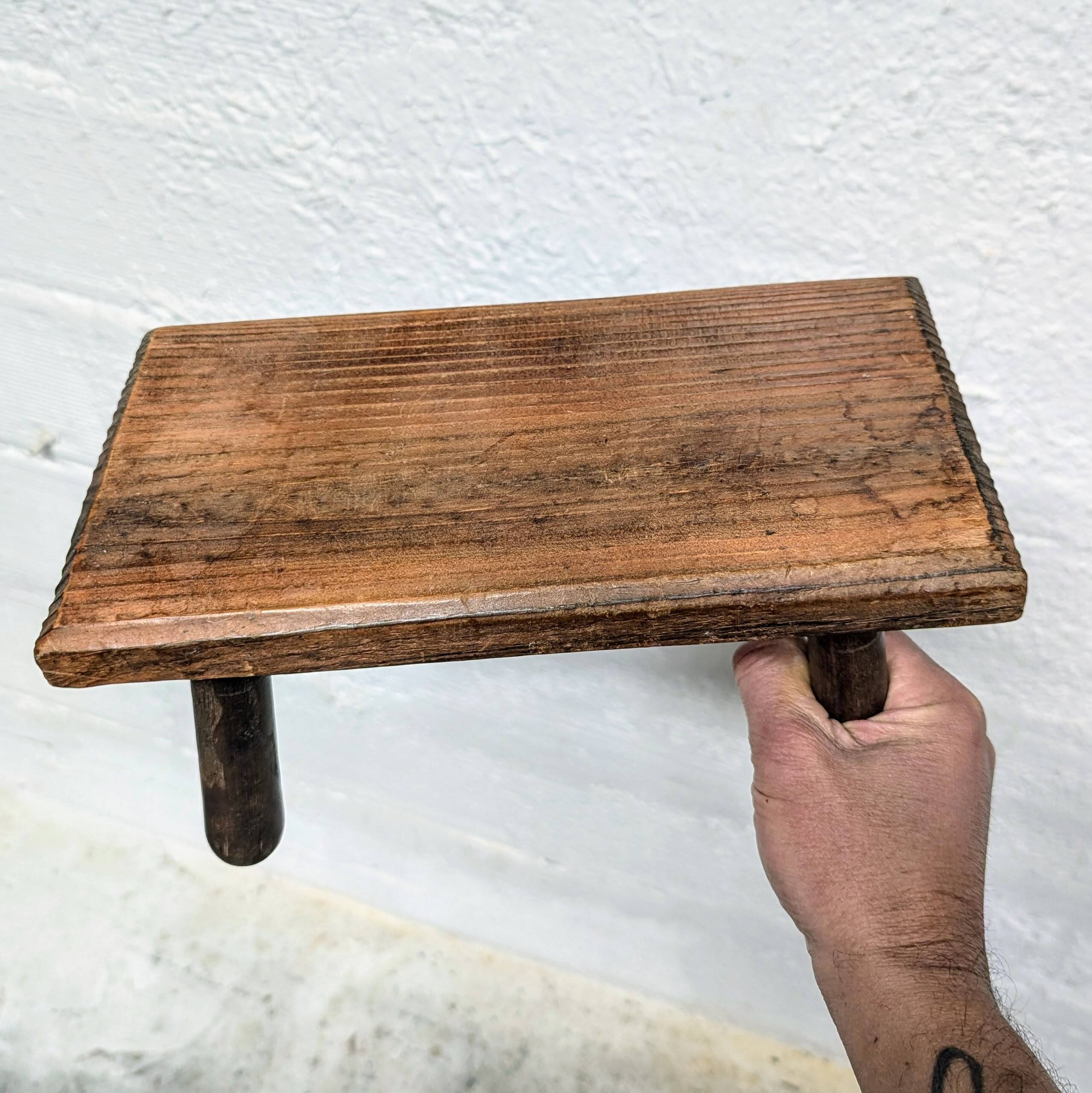 Wooden footrest