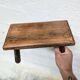 Wooden footrest