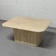 Italian coffee table in travertine from the 1970s.