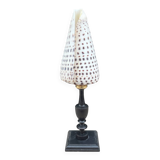 Cabinet of Curiosities: Conus shell on a blackened wooden base, 19th century