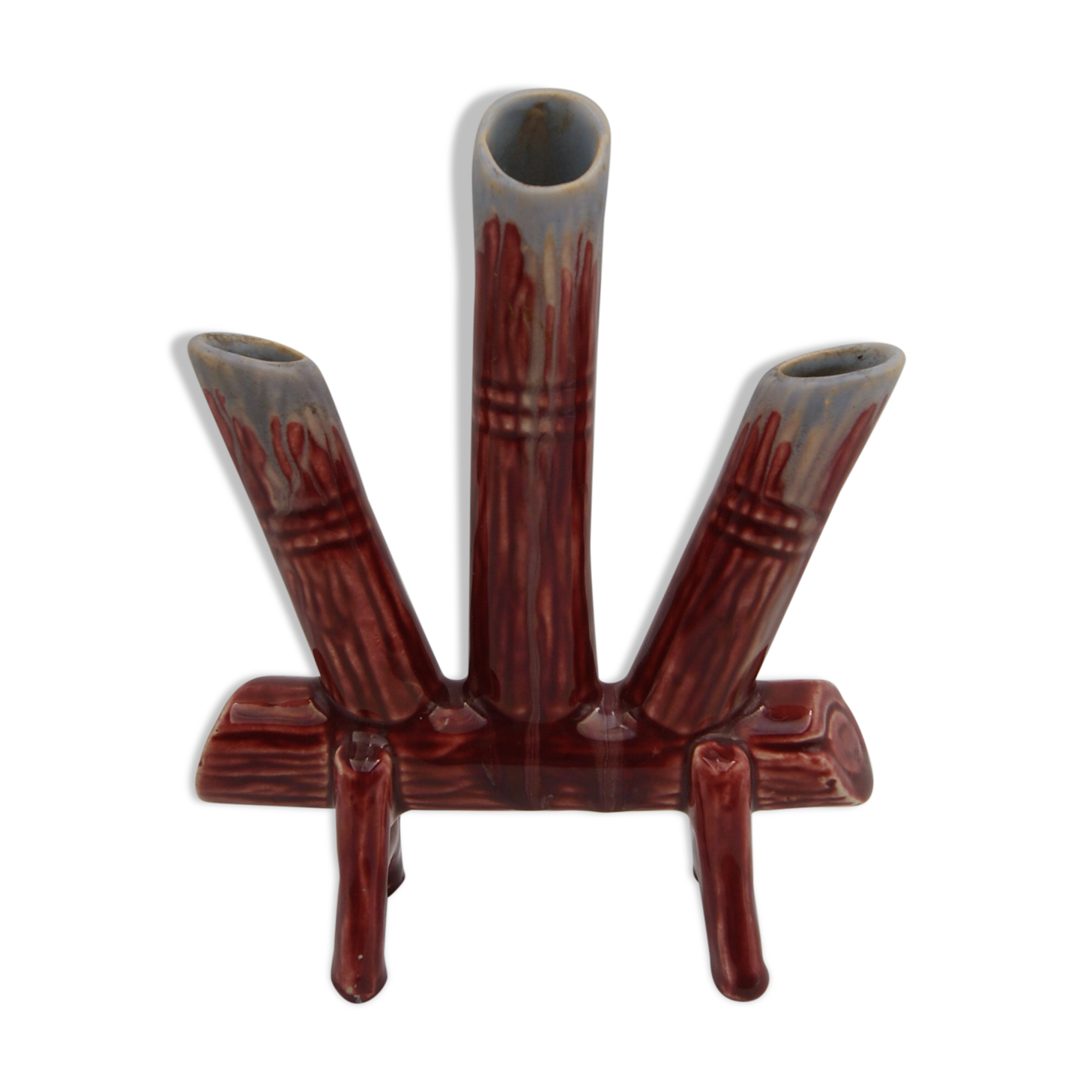 Triple ceramic vase Belgium