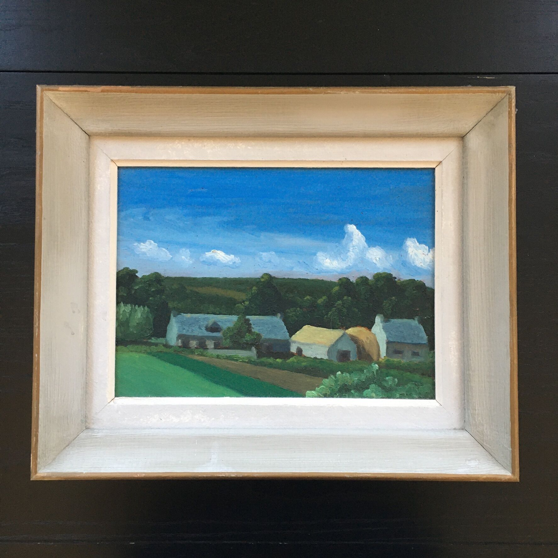 Countryside landscape table