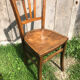 Luterma bistrot chair in wood 70s vintage