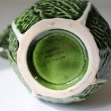 Service of cabbage cups barbotine Caldas da Rainha, Portugal