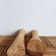 Scandinavian brutalist wooden candle holders