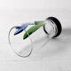 Blue Tulip Flower Water Tumbler Kosta Boda by Ulrica Hydman Vallien. Sweden