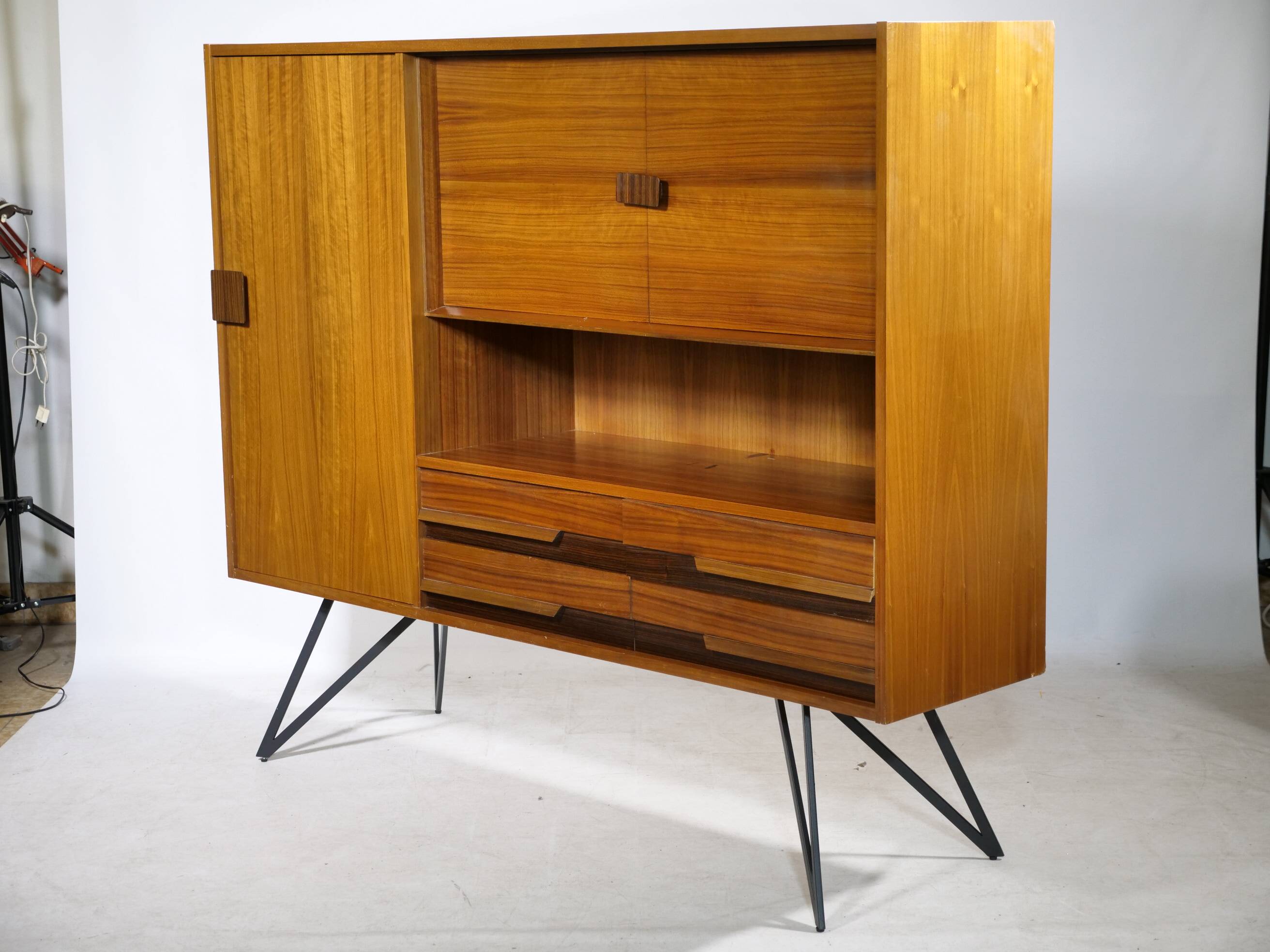 Teak Sideboard by Ernst Dieter Hilker, 1960s Vintage