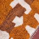 Beni Ouarain rug 300x200 cm – Thick wool, ochre & ecru Berber patterns,