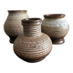 3 stoneware vases 1970