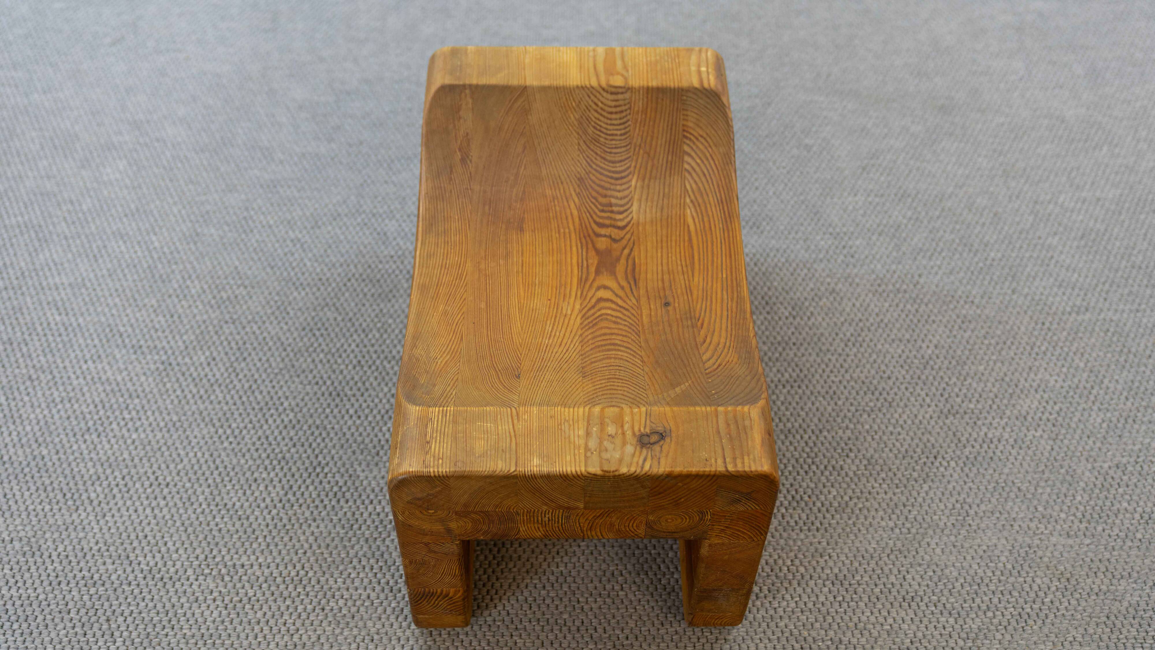 Palle Stool in Pine, Sweden, 70s