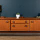 Retro Teak 1960s Portwood Teak Sideboard On Hair Pin Legs
