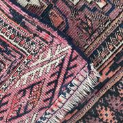 Tapis ancien Afghan Boukhara fait main 78X120 CM