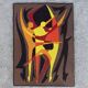 Tapisserie Pop Art danseurs années 70