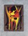 Tapisserie Pop Art danseurs années 70