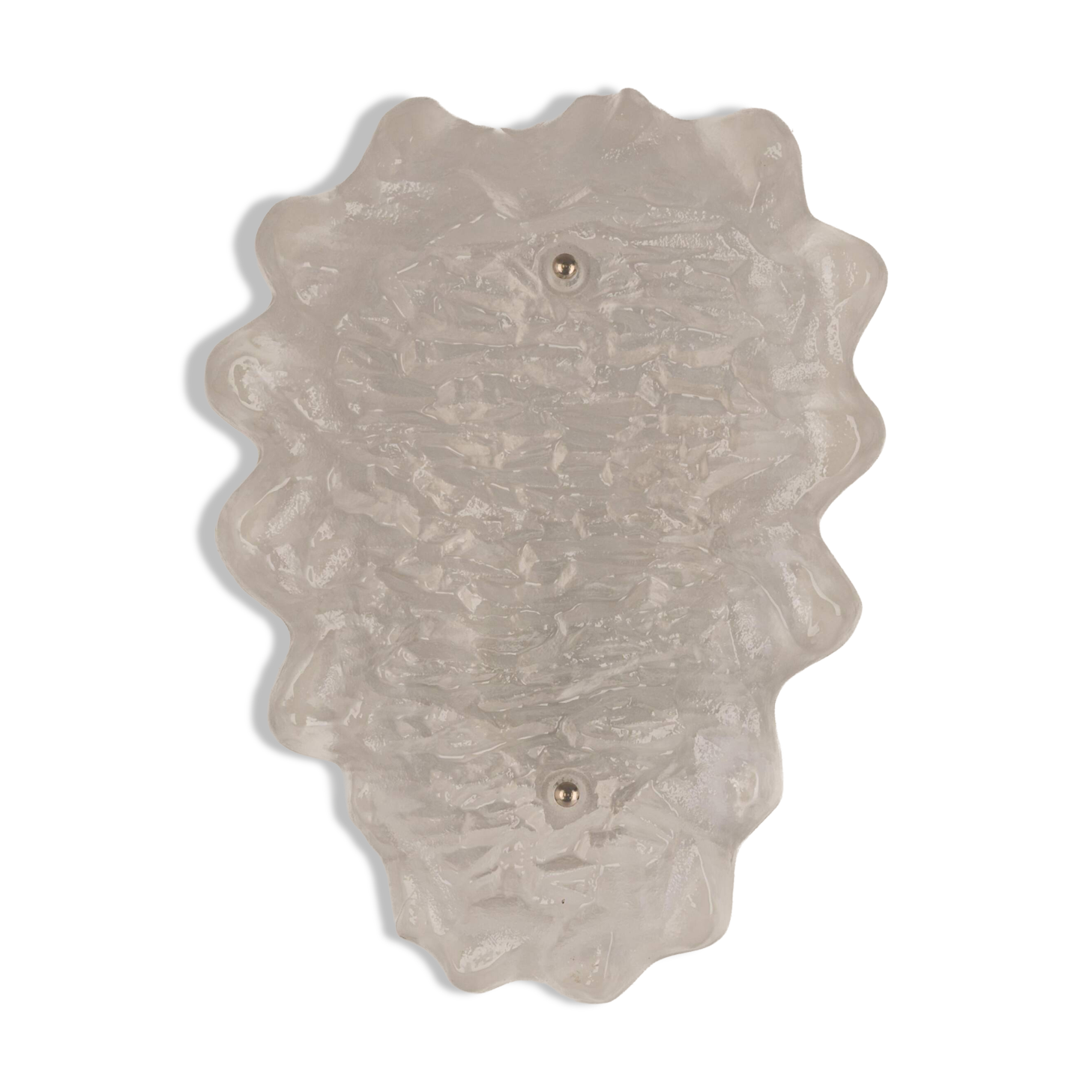 Crystal Glass Sputnik Wall Light by Peill & Putzler, Germany