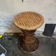 Wicker tam-tam style stool