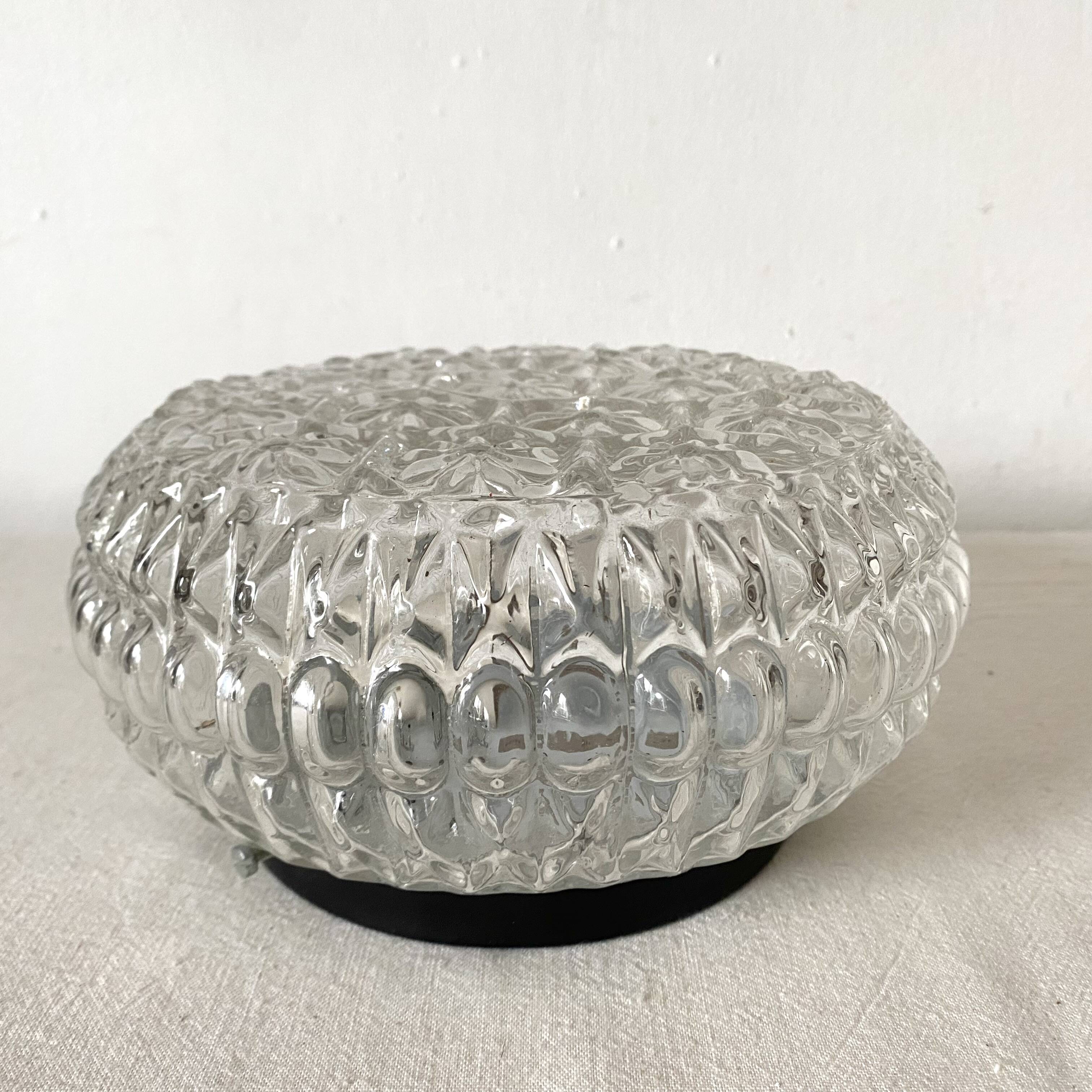 Vintage glass ceiling light