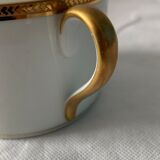 Jammet Seignolles Limoges porcelain and gold cup