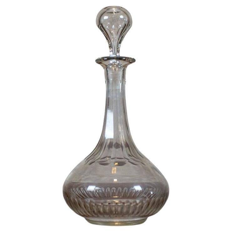 Decorative Crystal Liquor Decanter, 1930s