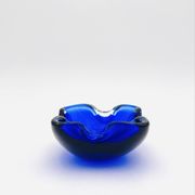 Murano Sommerso Cobalt Blue Dish - 1960