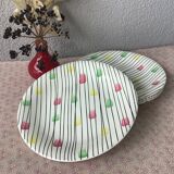 Assiettes Salins France Milleraies 60'