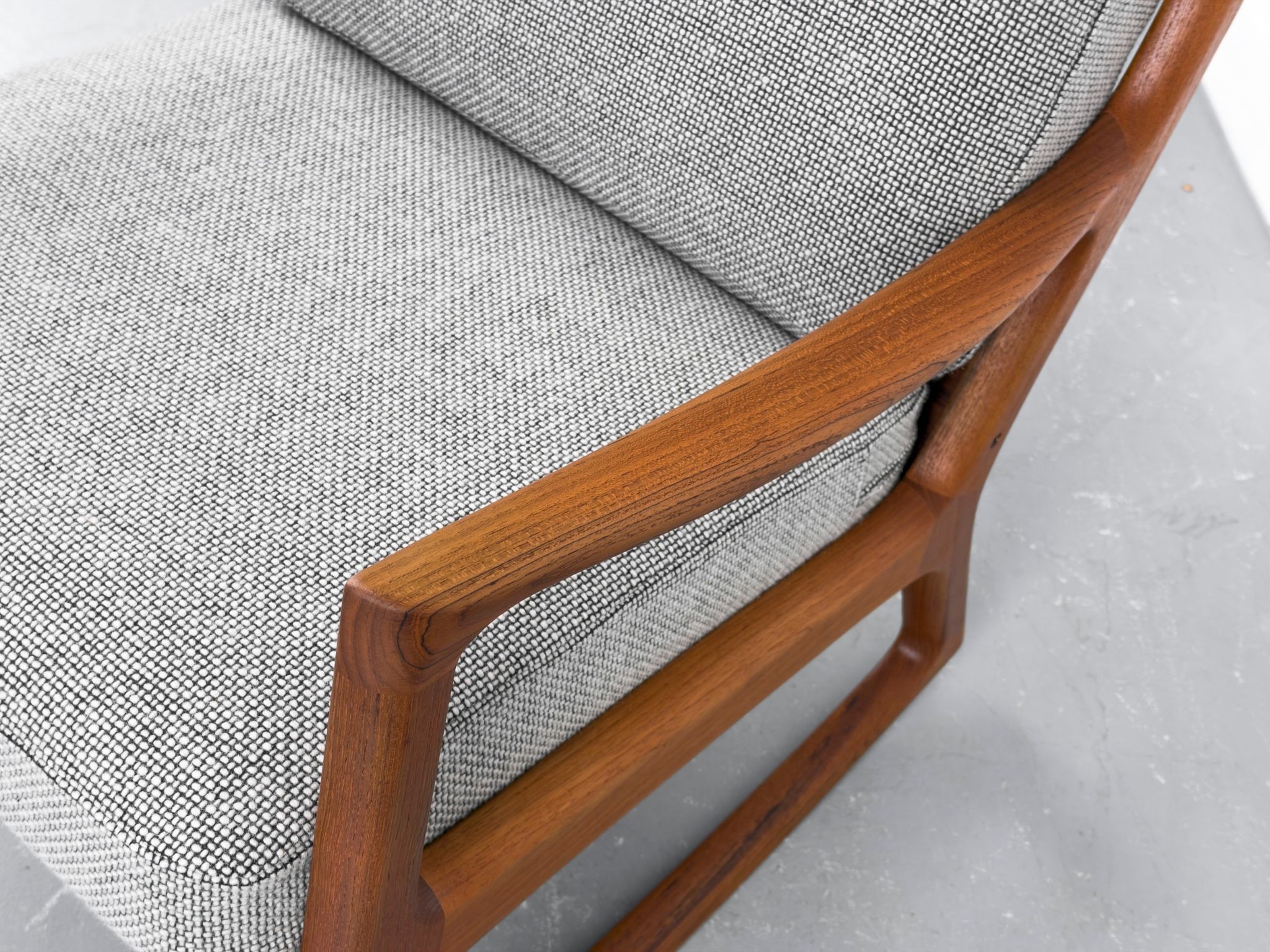 Senator Rocking Chair in Teak by Ole Wanscher for Cado, 1974