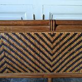 Banquette en rotin