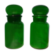 Duo de bocaux verts 70's