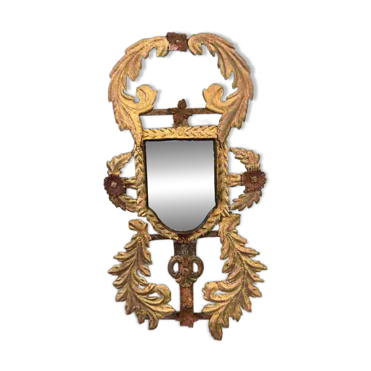 18th century Italian metal mirror