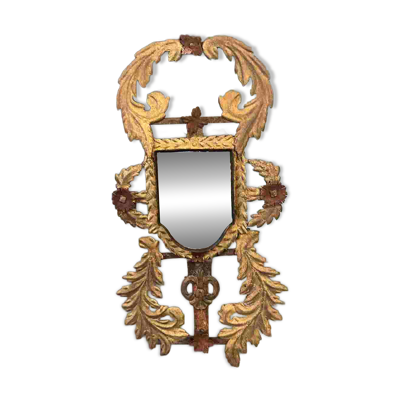Miroir Italien XVIII eme en métal