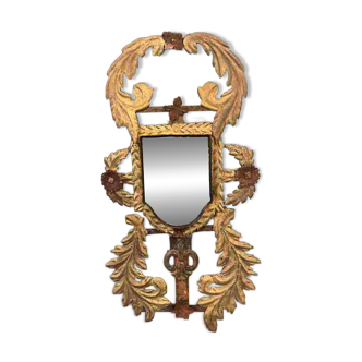 18th century Italian metal mirror