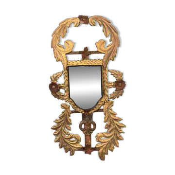 Miroir Italien XVIII eme en métal