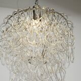 Giogali chandelier by Angelo Mangiarotti for Vistosi, Italy 1970s.