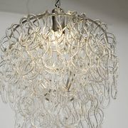 Giogali chandelier by Angelo Mangiarotti for Vistosi, Italy 1970s.