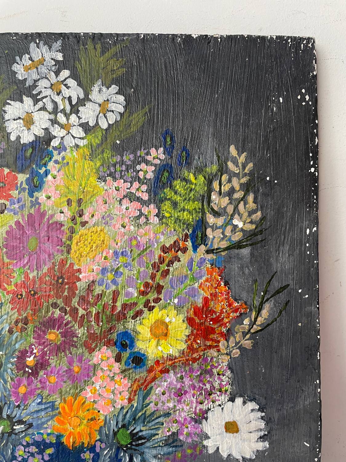 Old painting “Bouquet of Flowers”