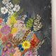 Old painting “Bouquet of Flowers”