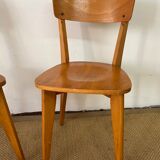 Pair of wooden chairs