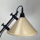 Lampe de bureau architecturale « moderniste » en métal brun, hollandais des années 1970