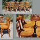 Set 5 chaises Baumann n°108 années 50